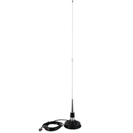 88MHz to 108MHz Adjustable Car Antenna, with Magnetic Base 3M/10Ft TNC BNC Cable for Radio FM Transmitter