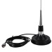 88MHz to 108MHz Adjustable Car Antenna, with Magnetic Base 3M/10Ft TNC BNC Cable for Radio FM Transmitter